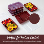 Bentgo Prep 2-Compartment Meal Prep Containers (20-Piece)